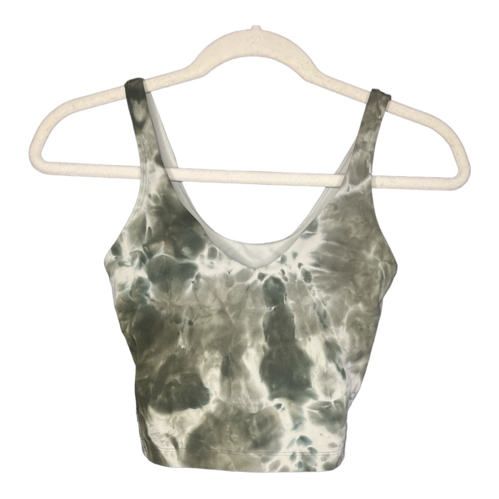 Lululemon Align Tank Top Diamond Dye Light Sage Medium Olive